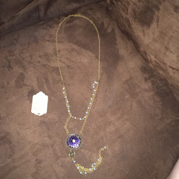 Grandmothers button necklace01-N644B - Picture 1 of 6